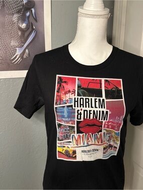 Miami Graphic Tee - Black
